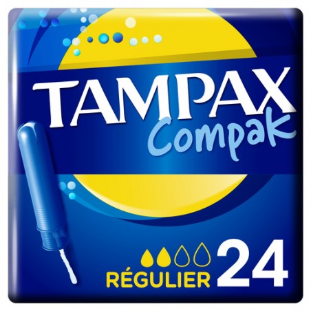 Tampons hygiéniques Compak Super Plus - x24