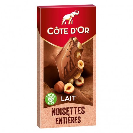 Chocolat lait noisette - 180g