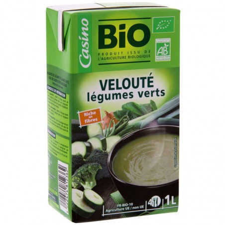 Velouté de légumes verts Bio - 1L