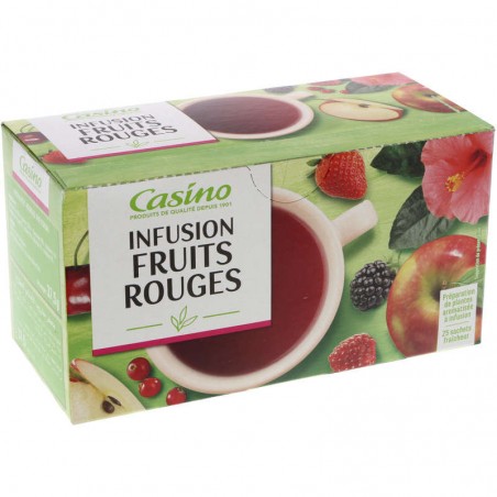 Infusion Fruits Rouges 25 sachets - 37.5g