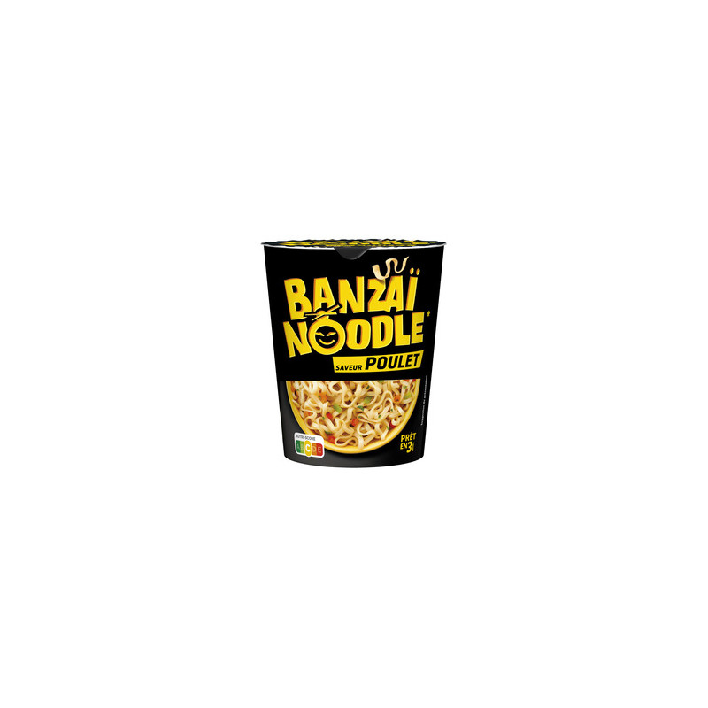 LUSTUCRU Banzaï noodle saveur poulet - 67g
