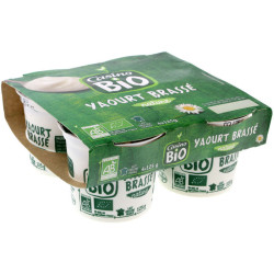 CASINO Yaourt brassé nature Bio - 4x125g