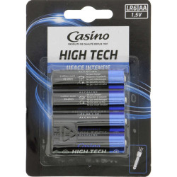 CASINO Piles LR6 High Tech - x4