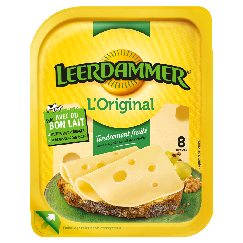 LEERDAMMER L'Original 8 Tranches Click Pack - 200g