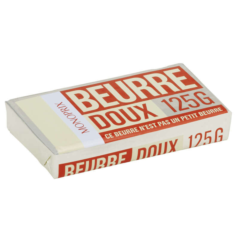 MONOPRIX Beurre doux - 125g