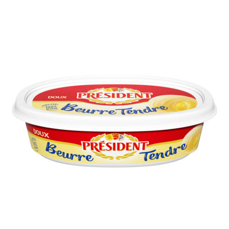 Beurre Tendre doux 82% Beurrier - 125g